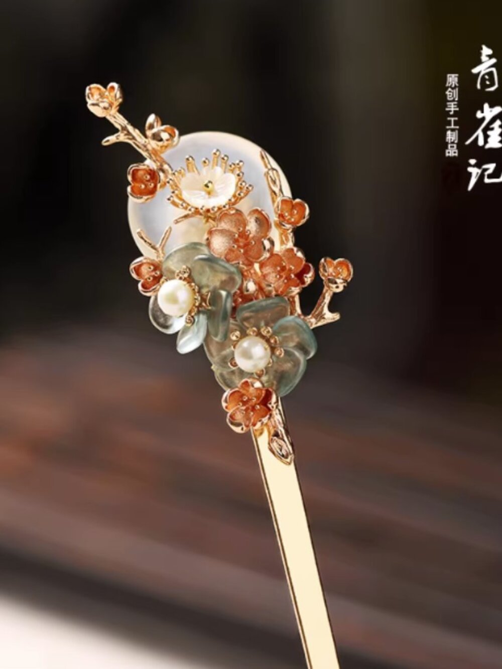 Chinese-style hair clips - Picture 2 of 5